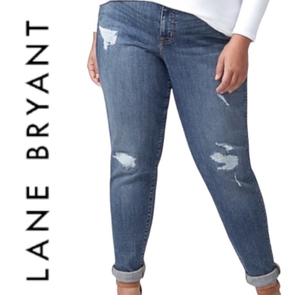 LANE BRYANT➕Distressed Boyfriend Jeans - Picture 7 of 7